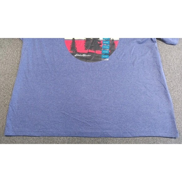 Eddie Bauer Men's Graphic T-Shirt Size XXL NWT Outdoor Sunset Theme - Picture 2 of 9